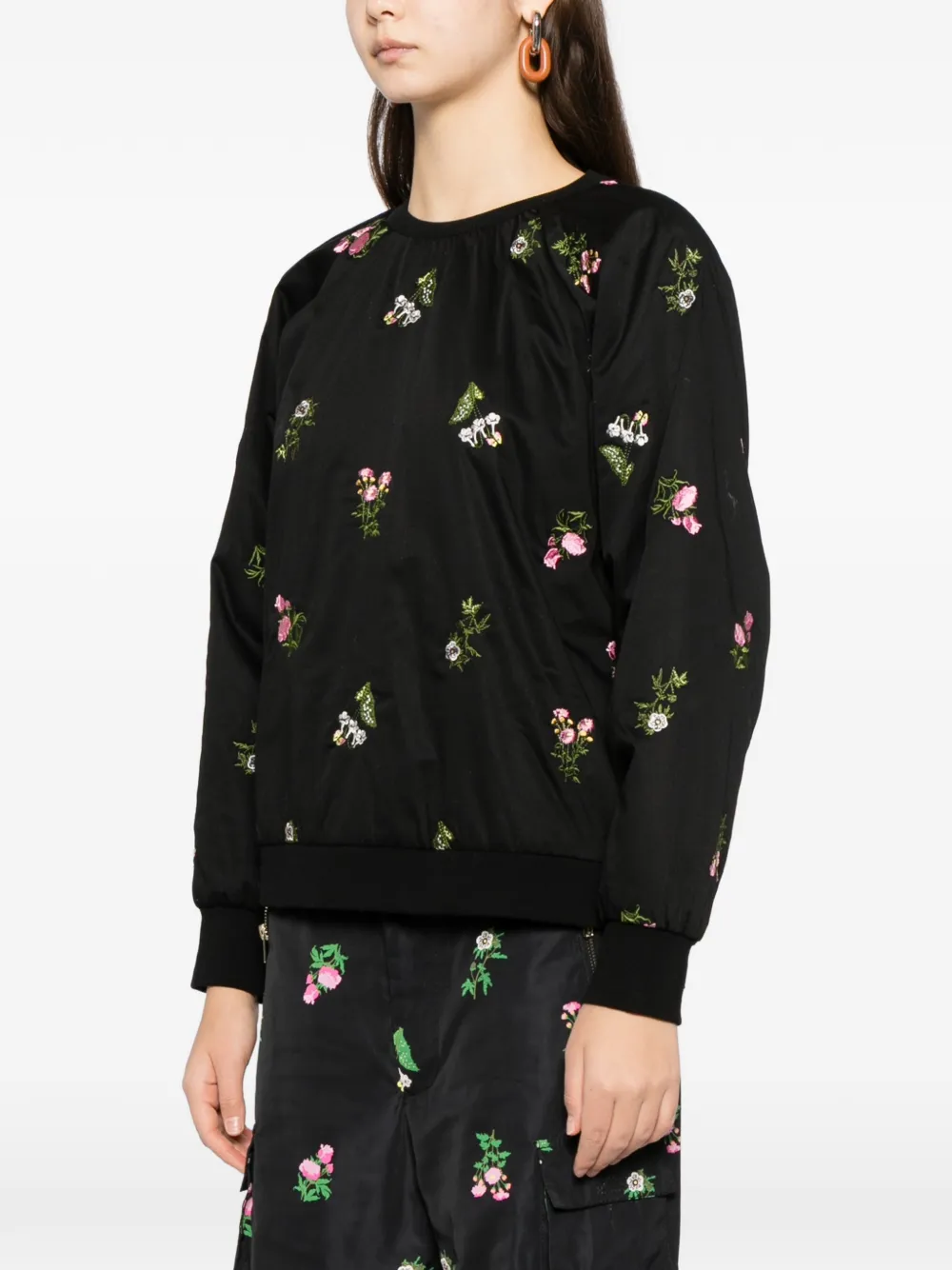 Cynthia Rowley Sweater met borduurwerk Zwart