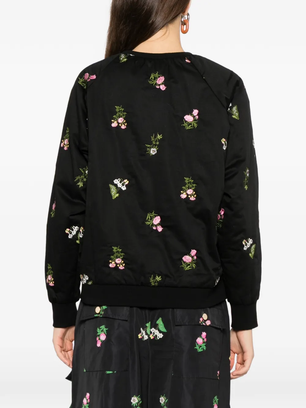Cynthia Rowley Sweater met borduurwerk Zwart