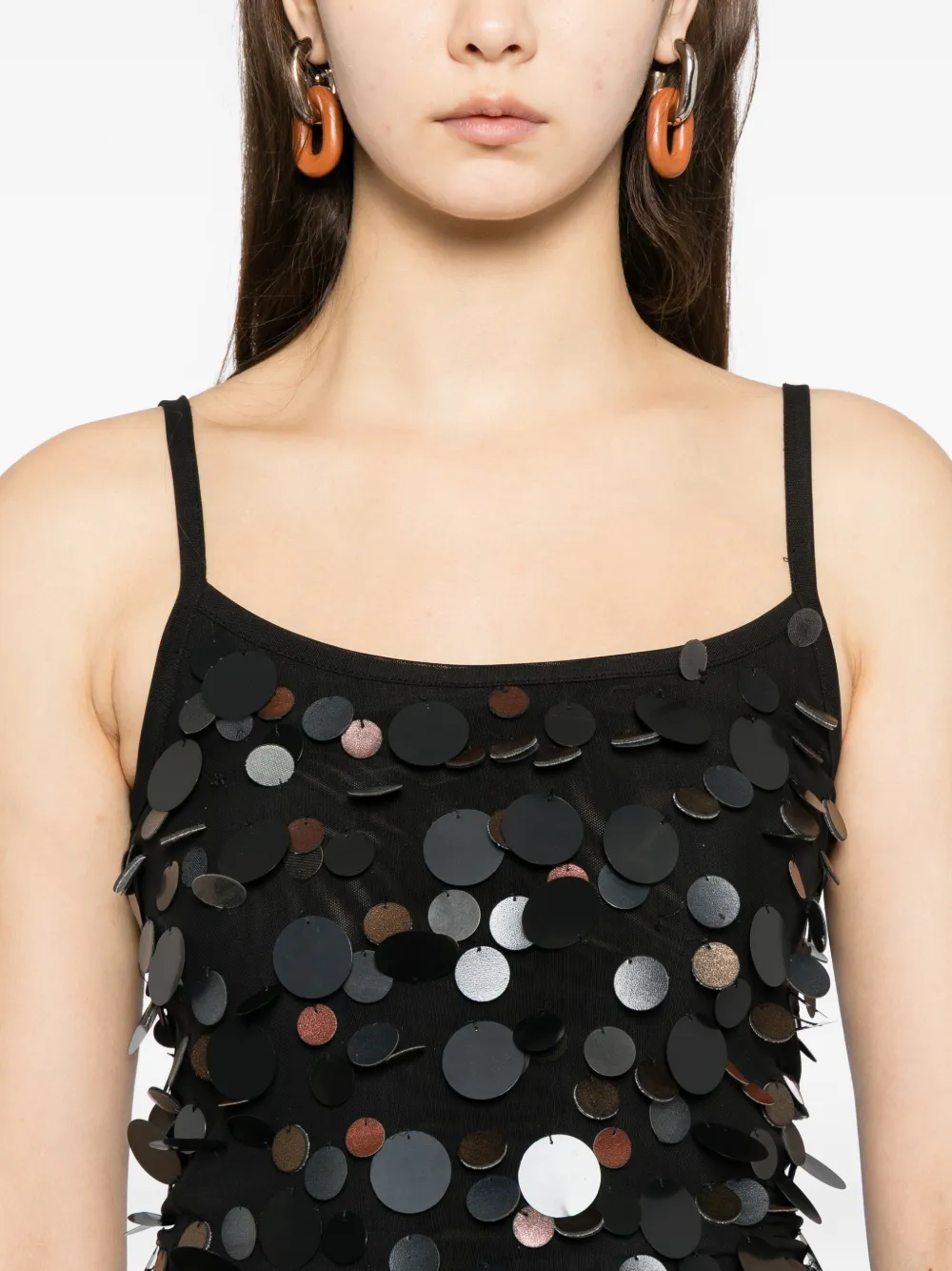 Cynthia Rowley Paola top Zwart