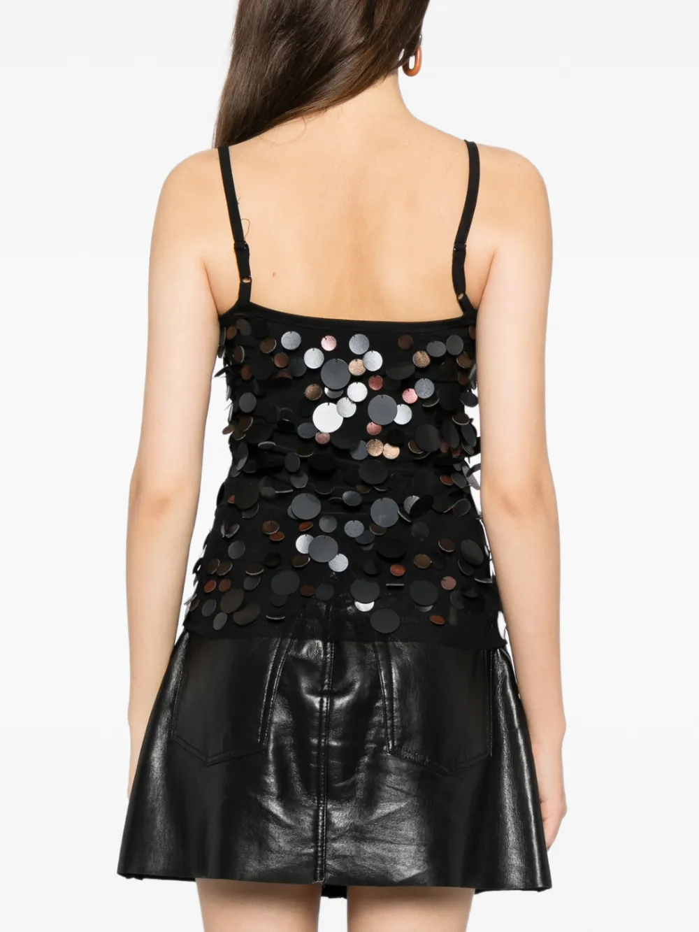 Cynthia Rowley Paola top Zwart