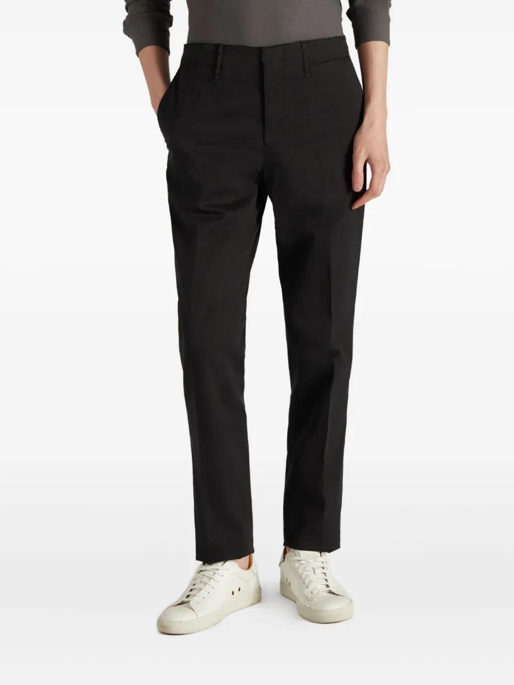 Incotex Broek met zijzak Zwart