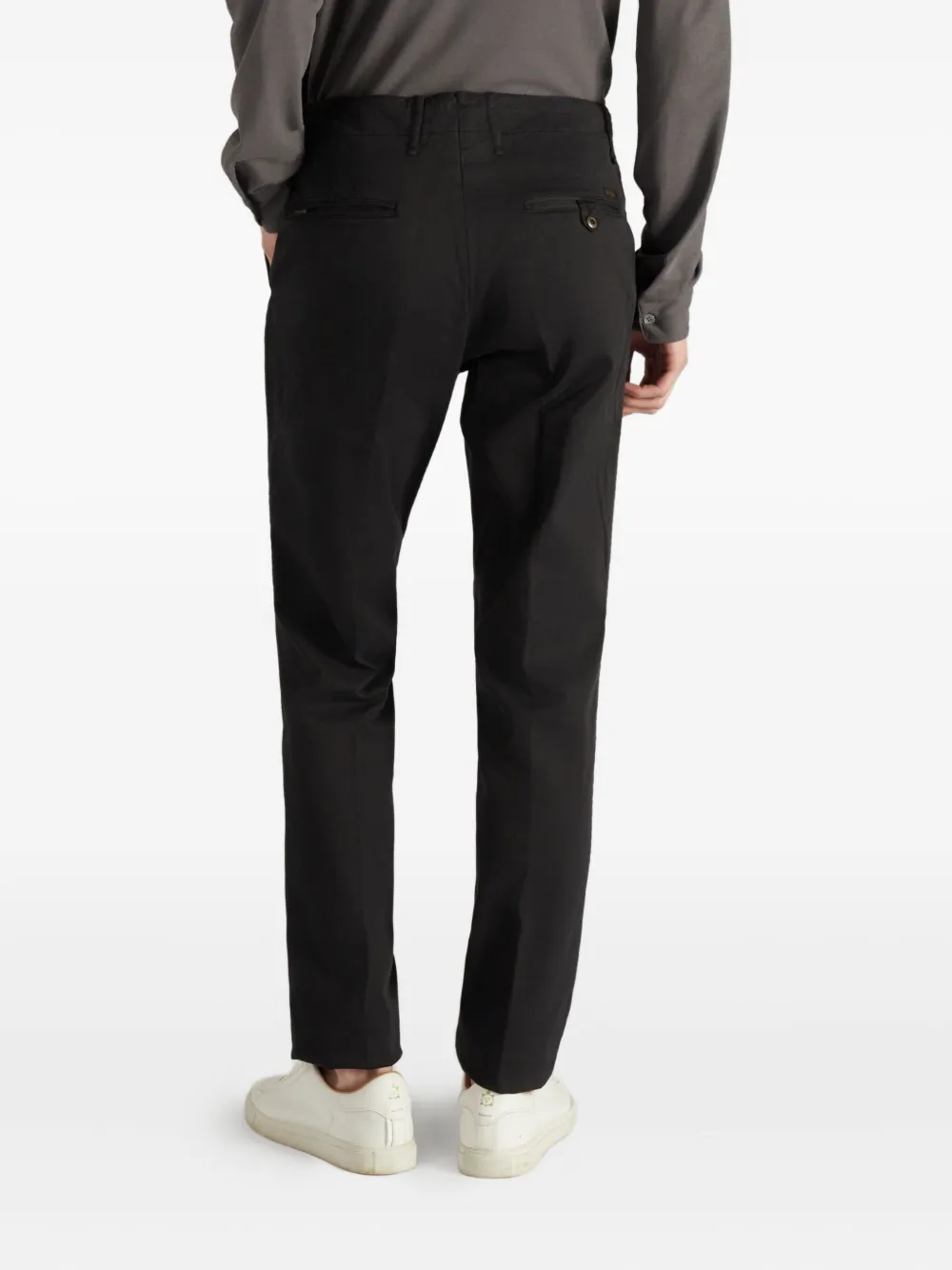Incotex Broek met zijzak Zwart