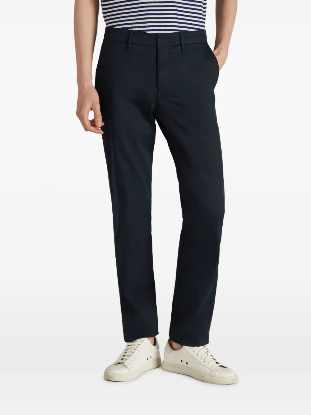 Incotex Gabardine broek Blauw