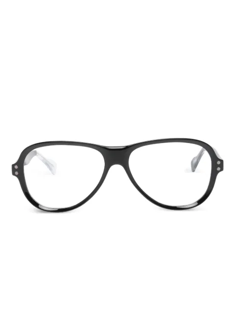 Snob Goccia pilot-frame glasses