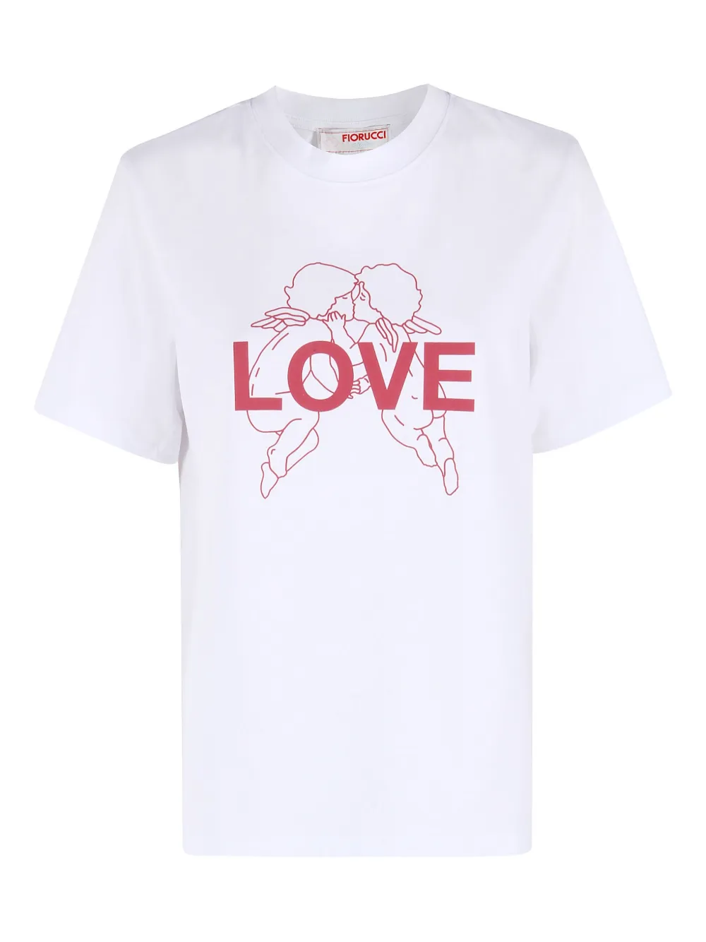 Fiorucci playera con motivo gráfico | blanco | Image 1