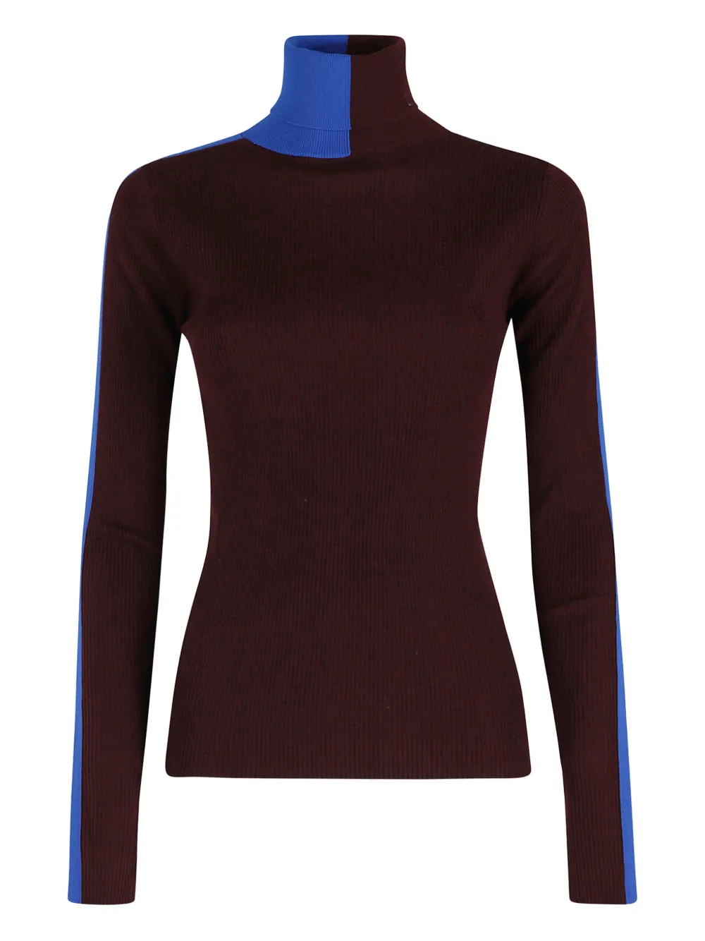 Essentiel Antwerp colour-block ribbed sweater | Red | Image 1