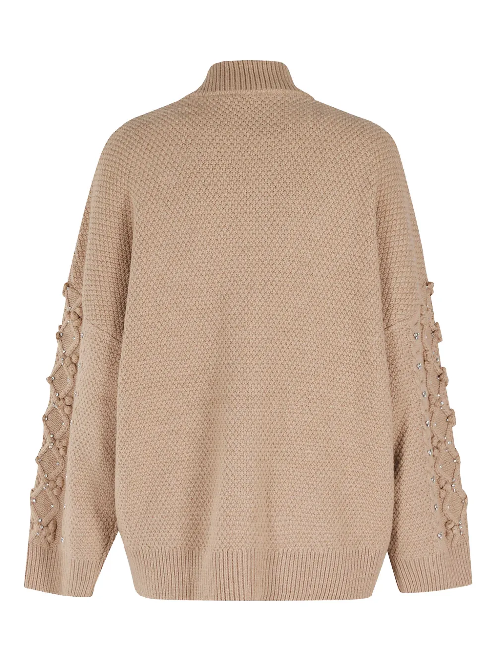Essentiel Antwerp Embellished Button Cardigan In Neutral