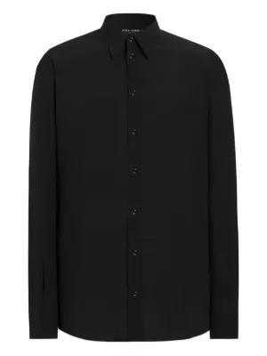 Jil Sander ポインテッドカラー シャツ | ブラック | FARFETCH JP