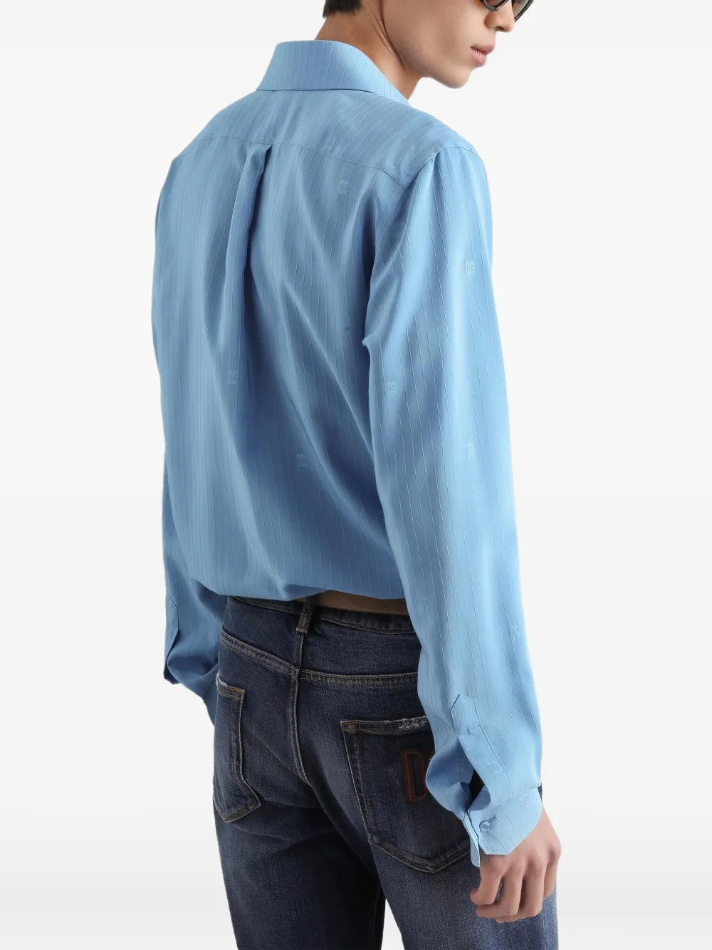collared patterned shirt