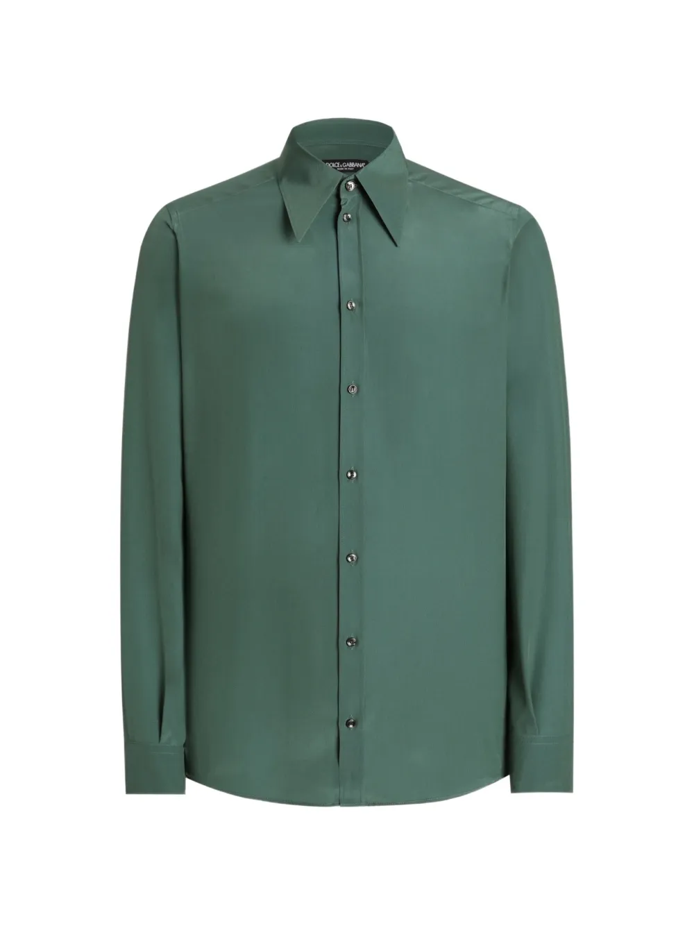 Dolce & Gabbana silk crêpe de chine shirt - Verde