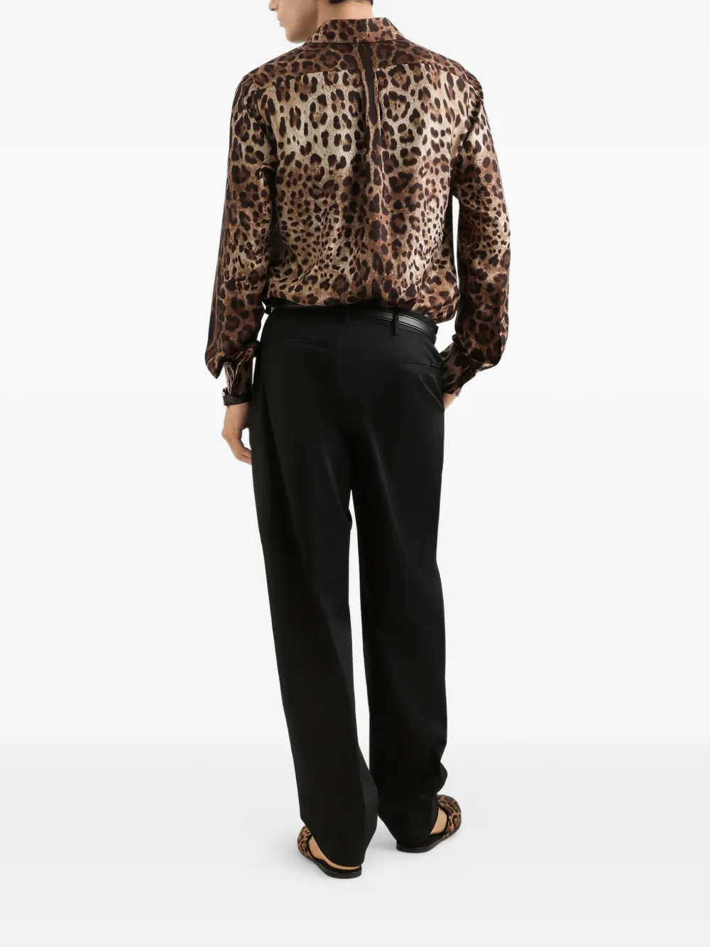 Dolce & Gabbana Leopard-print Shirt - Brown 
