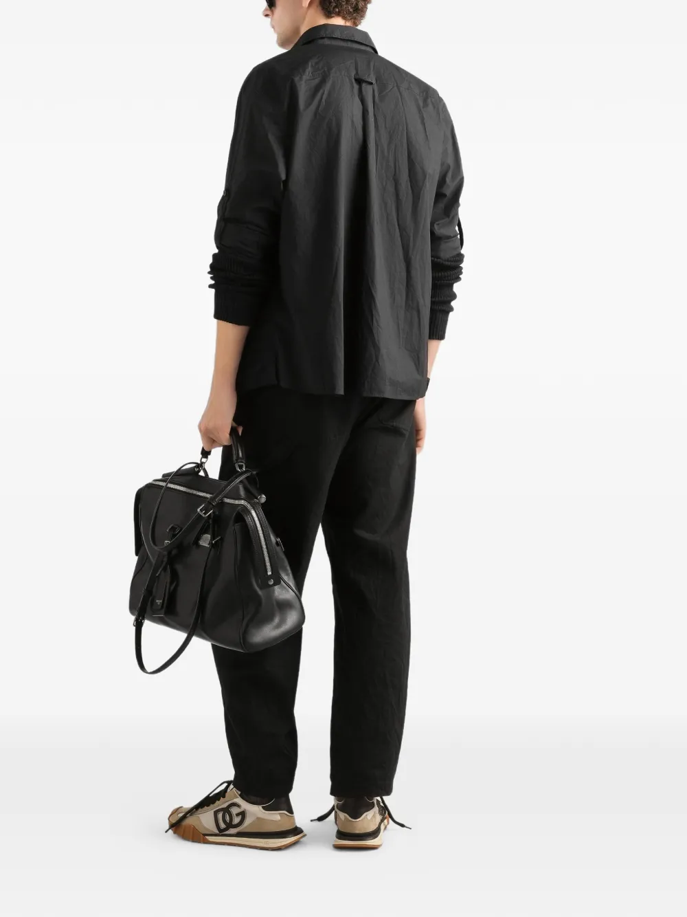 Dolce & Gabbana Overhemd met zak met knopen Zwart