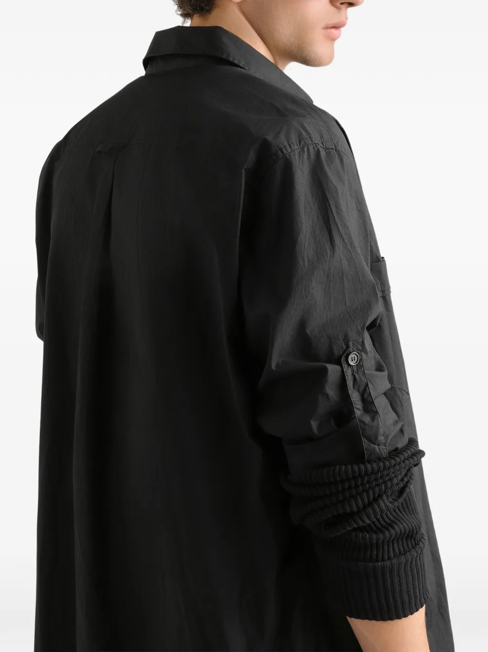 Dolce & Gabbana Overhemd met zak met knopen Zwart