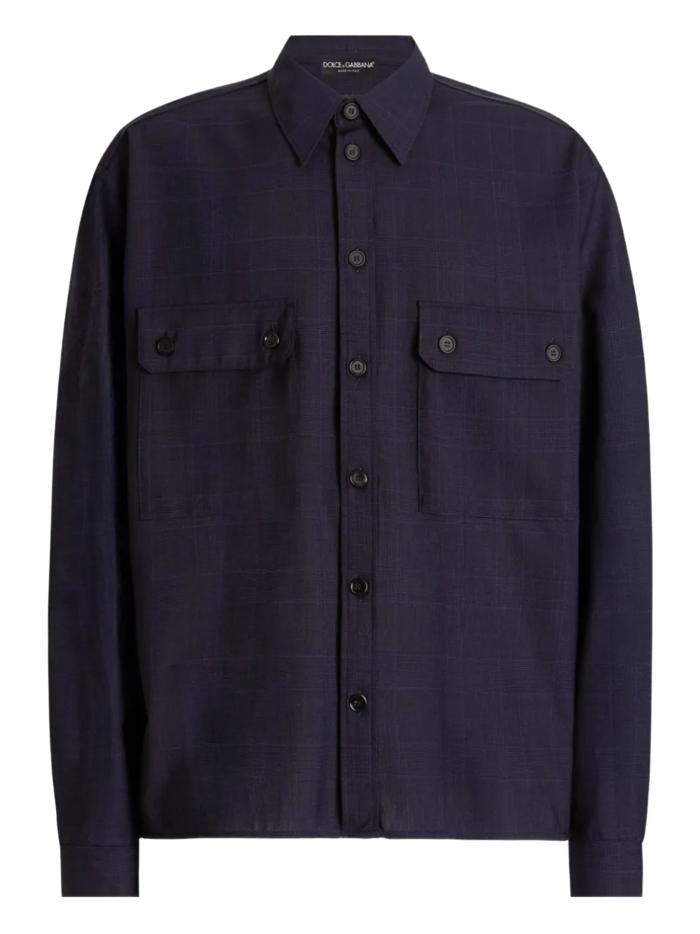 Dolce & Gabbana Hemd mit Check - Blau