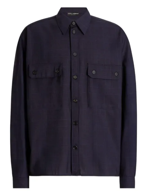 Dolce & Gabbana check-pocket shirt