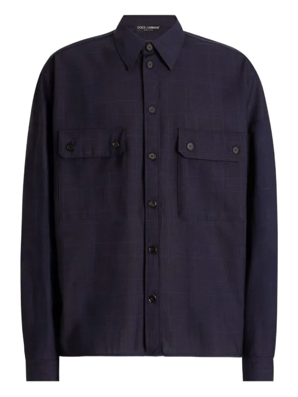 glen plaid dress shirt Byron WR Sky Blue Glen Plaid Dress Shirt Big and Tall, Blue / 16 x 36/37