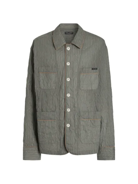 Dolce & Gabbana camisa vanity con efecto arrugado