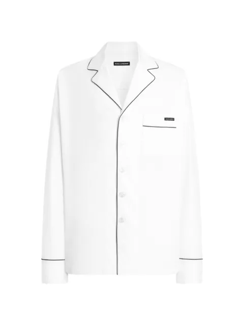 Dolce & Gabbana structured cotton vanity shirt