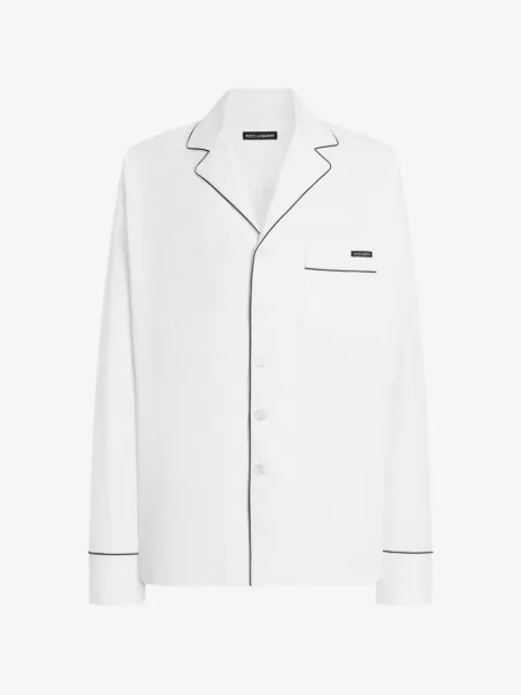 Dolce & Gabbana structured cotton vanity shirt