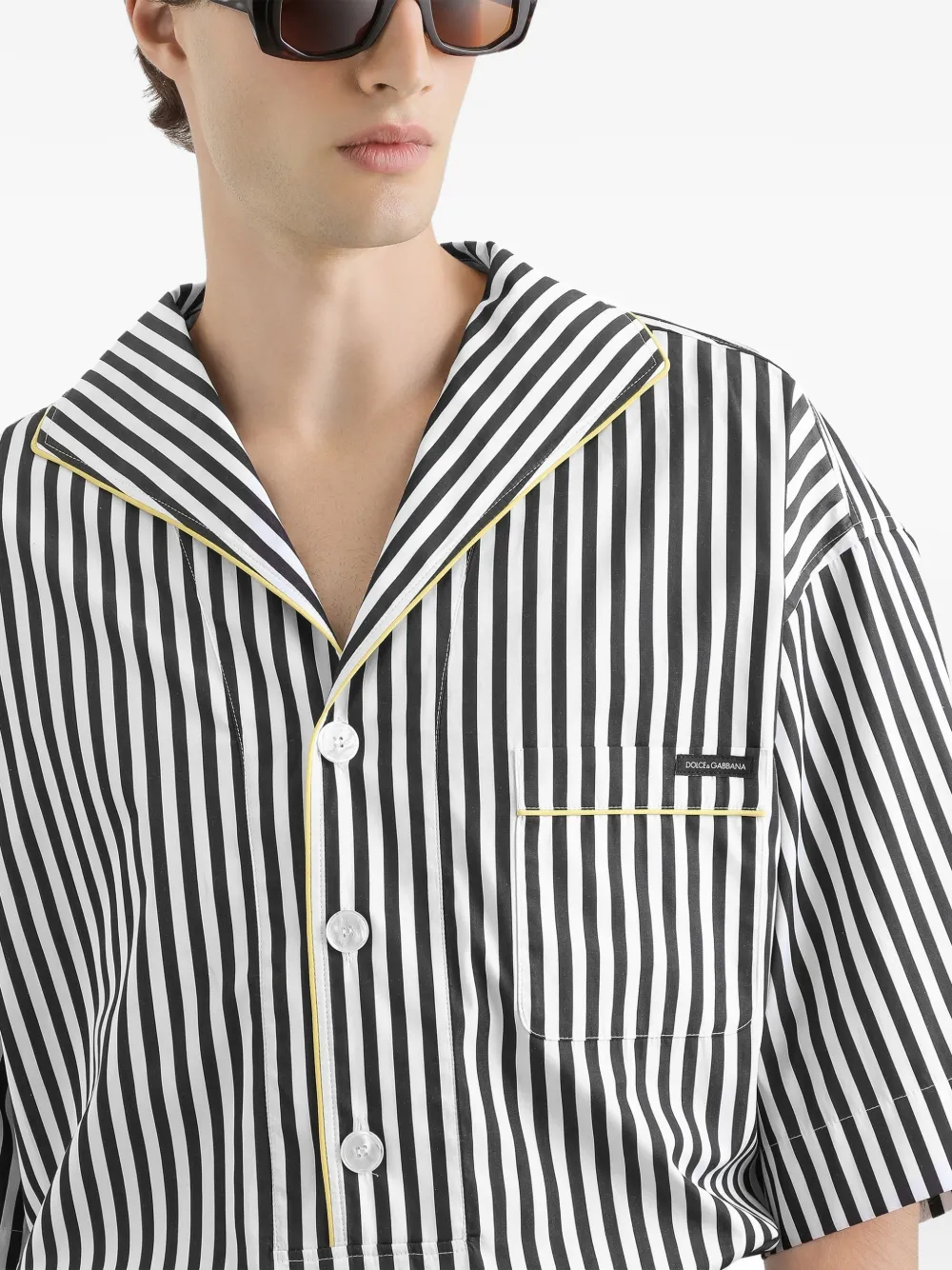 Dolce & Gabbana Gestreept overhemd Wit