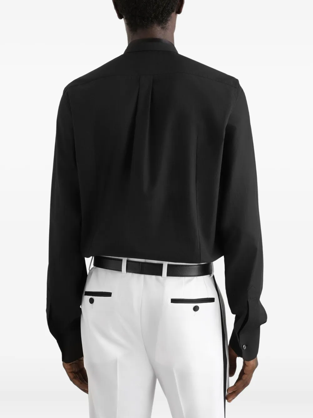 Dolce & Gabbana Supima katoenen poloshirt Zwart