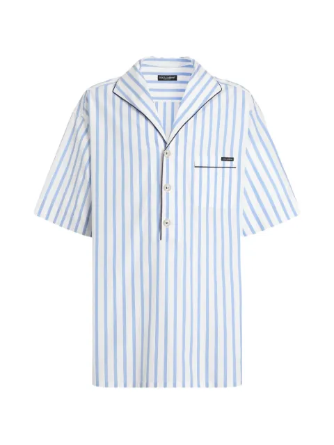Dolce & Gabbana striped pocket shirt
