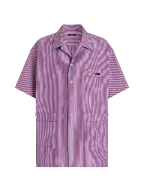 Dolce & Gabbana camisa de popelina Hawaii