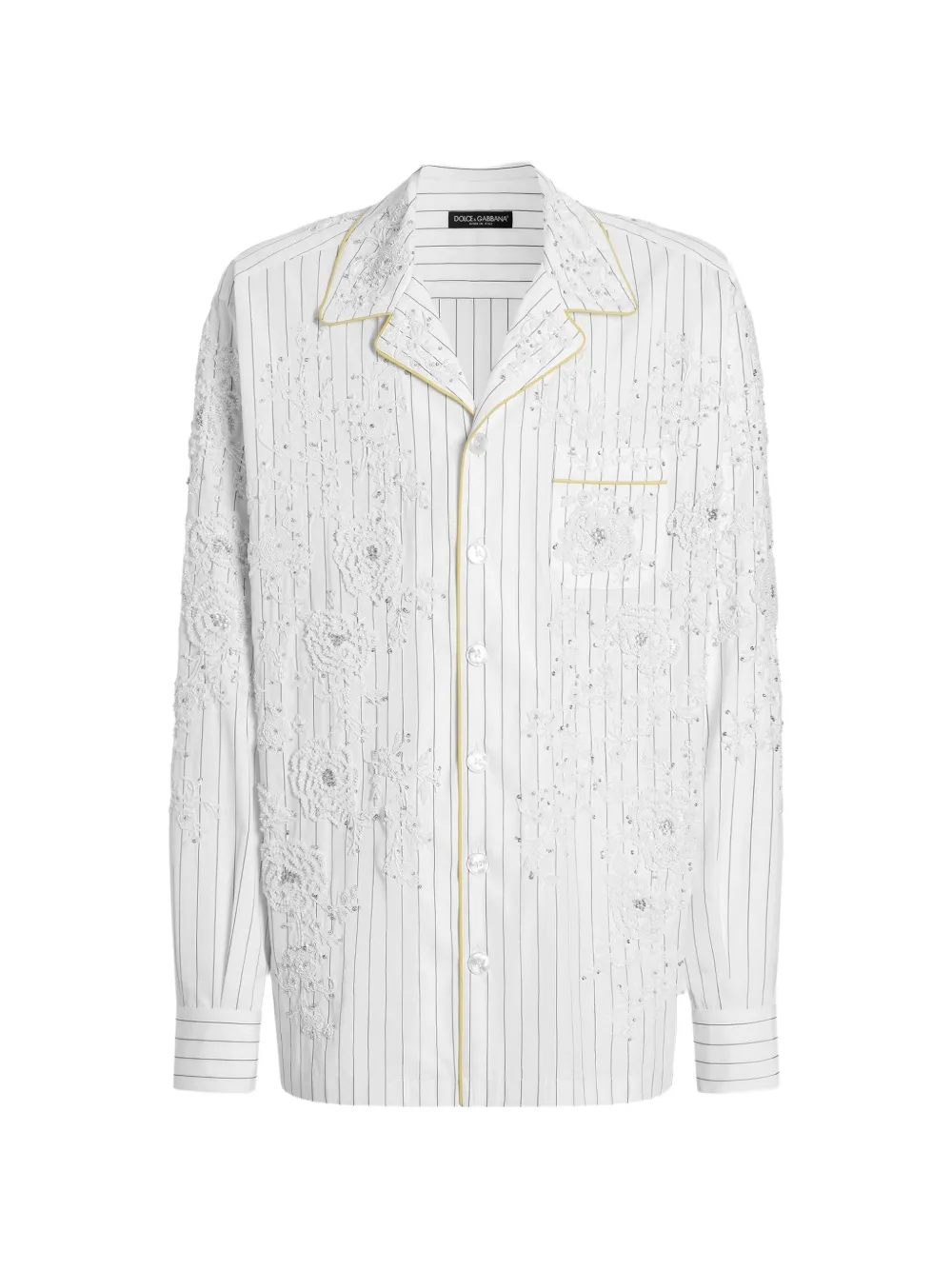 Dolce & Gabbana Camicia con ricamo - Bianco