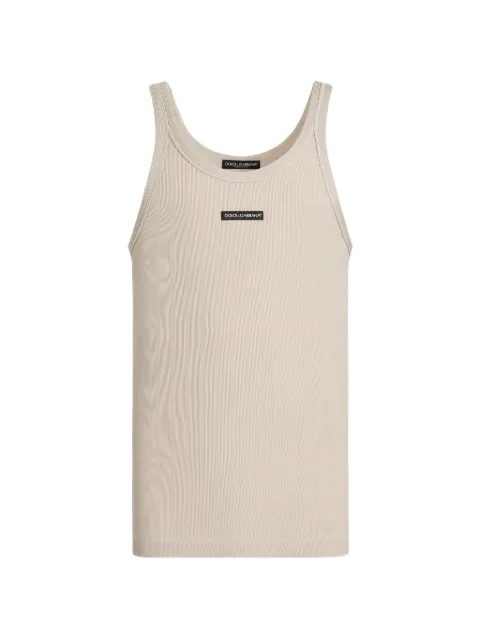Dolce & Gabbana cotton tank top with label