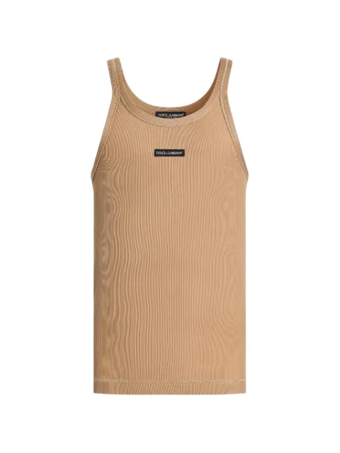 Dolce & Gabbana cotton tank top with label