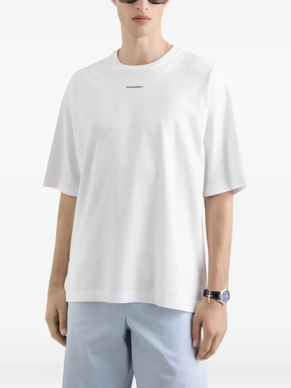 Dolce & Gabbana T-shirt met logo Wit