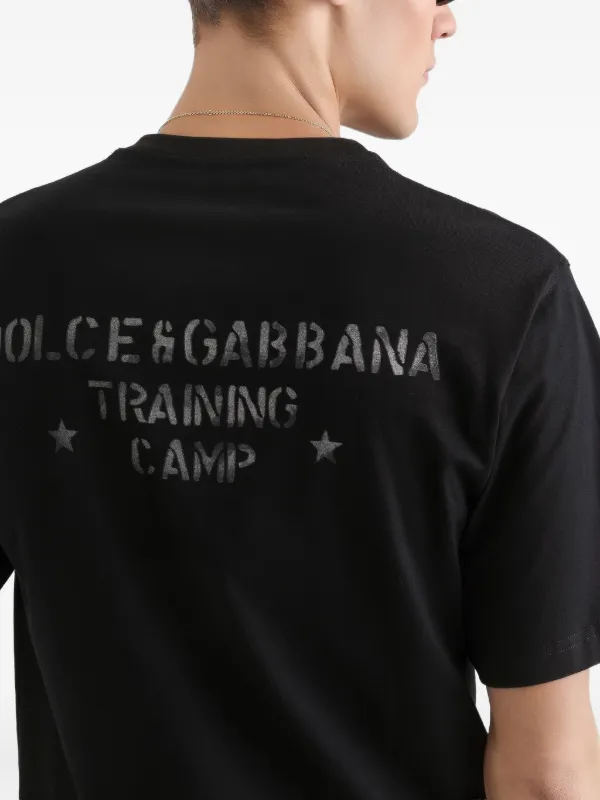 Dolce & Gabbana Cotton T-shirt With Print | Black | FARFETCH