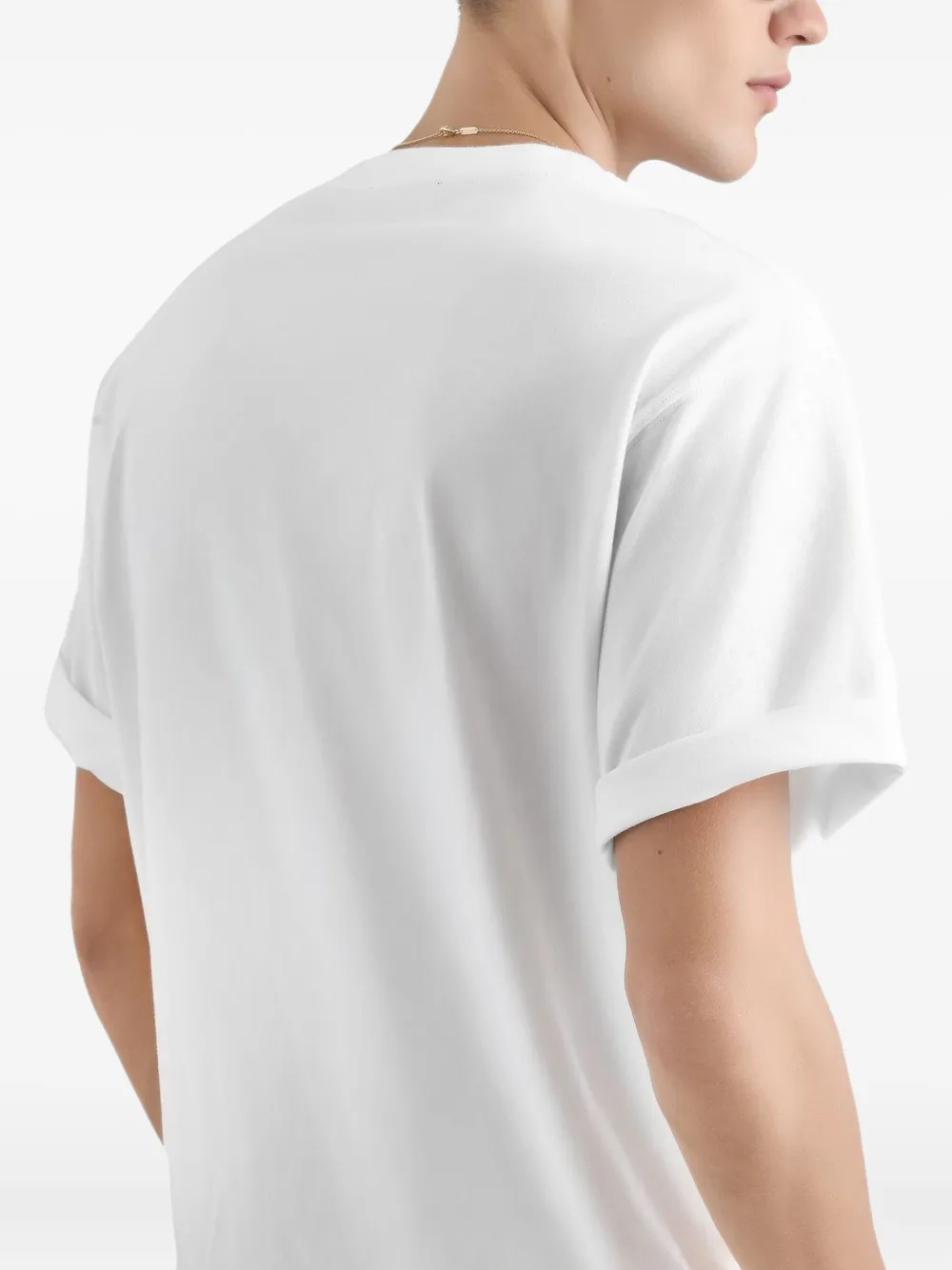 Dolce & Gabbana Katoenen T-shirt met grafische logoprint Wit