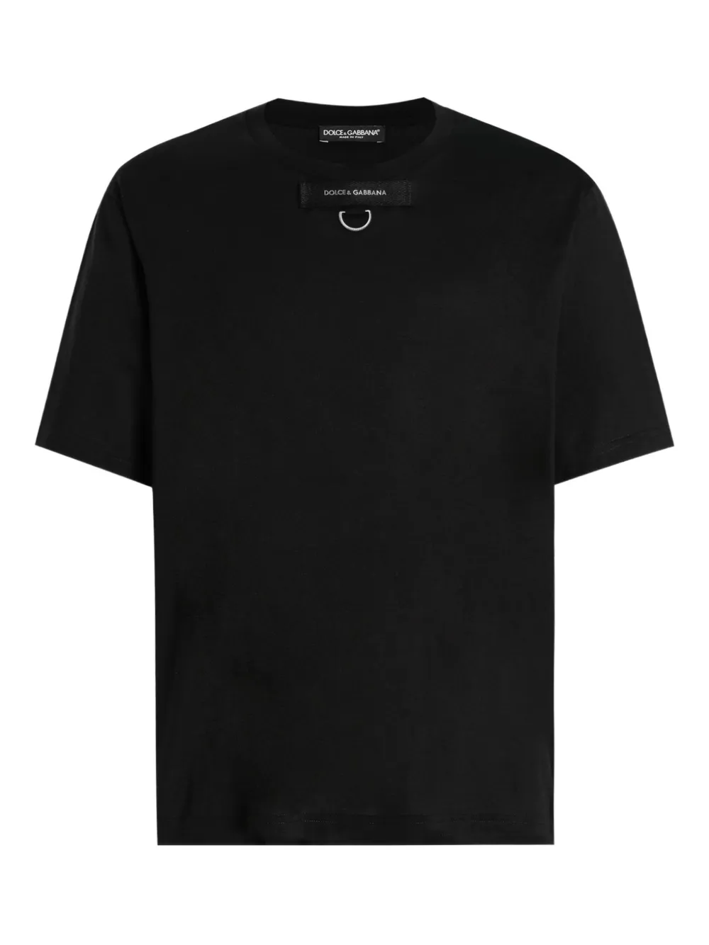 Dolce & Gabbana T-shirt con anello a D - Nero