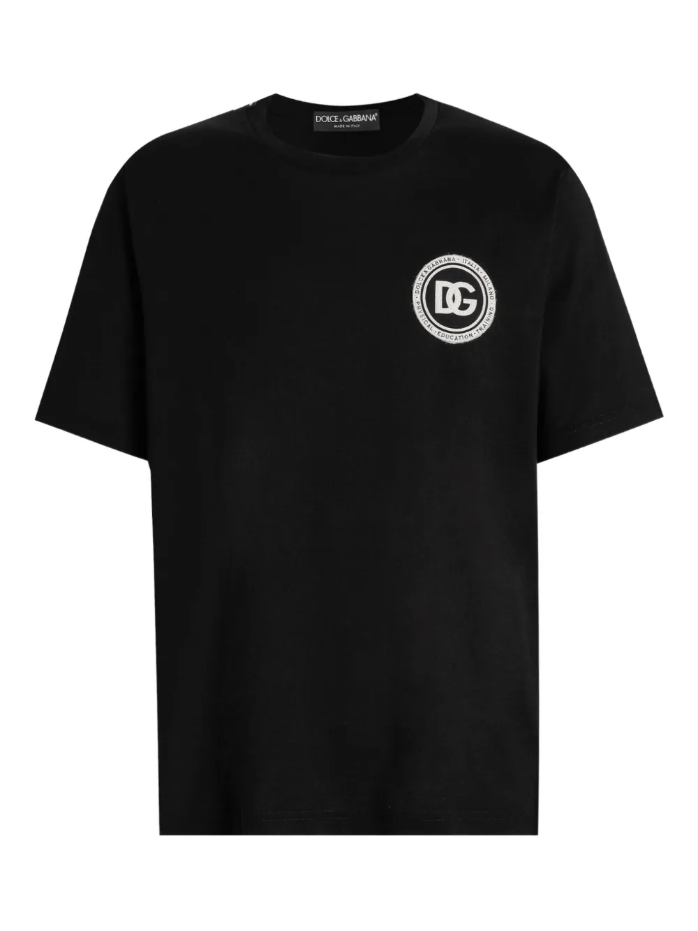Dolce & Gabbana playera con parche del logo | negro | Image 1