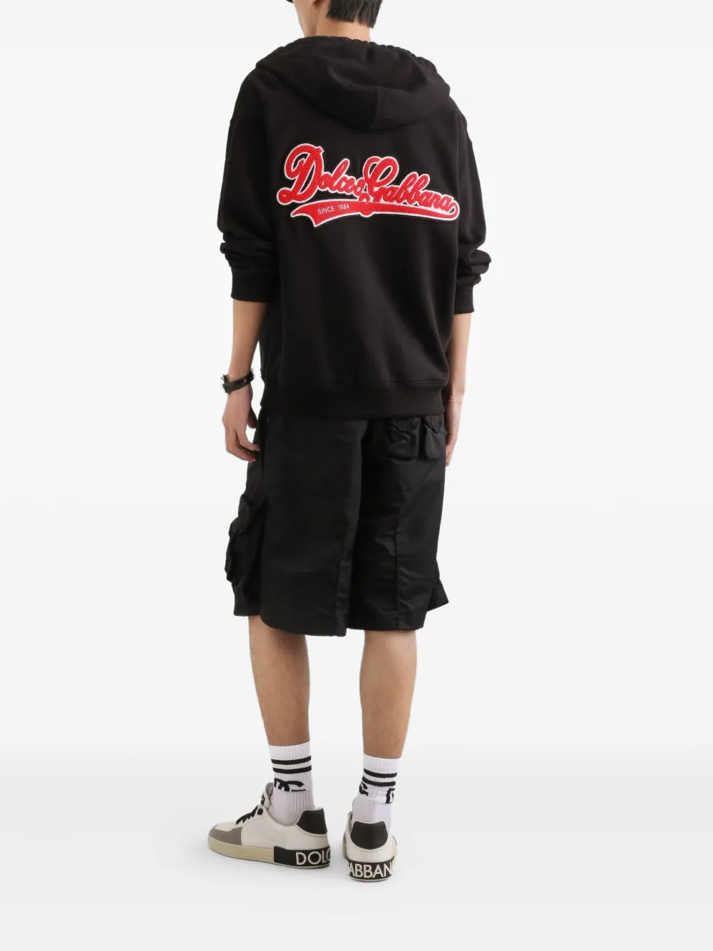 Dolce & Gabbana T-shirt met logopatch Zwart