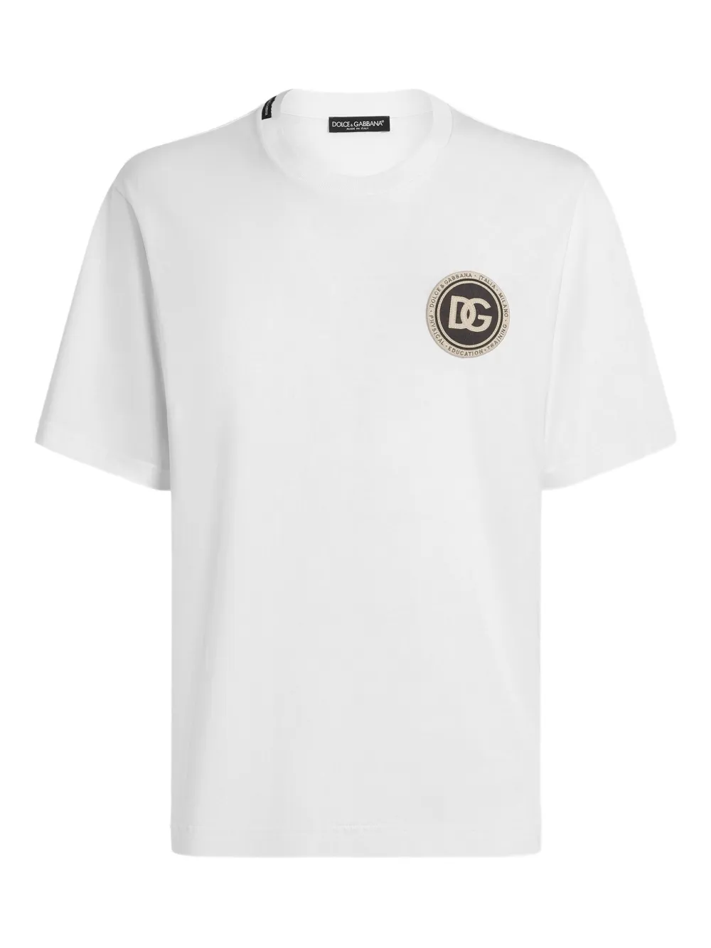 Dolce & Gabbana playera con parche del logo | blanco | Image 1