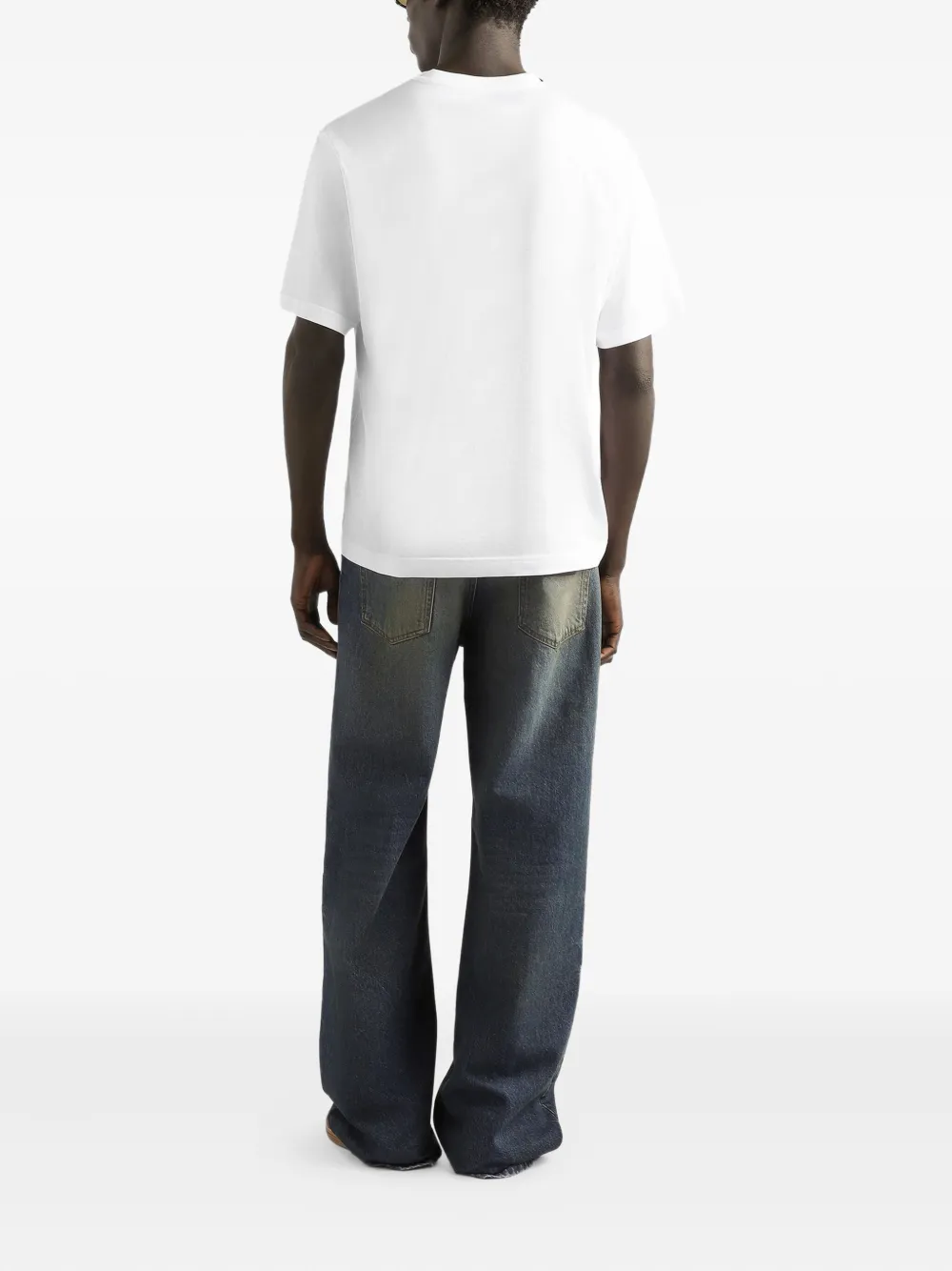 Dolce & Gabbana T-shirt met logopatch Wit