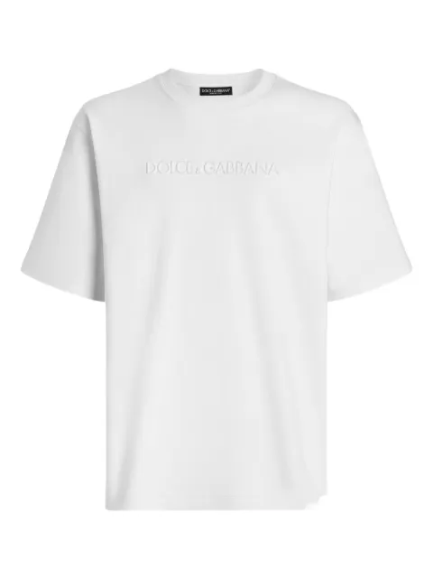 Dolce & Gabbana playera con logo bordado