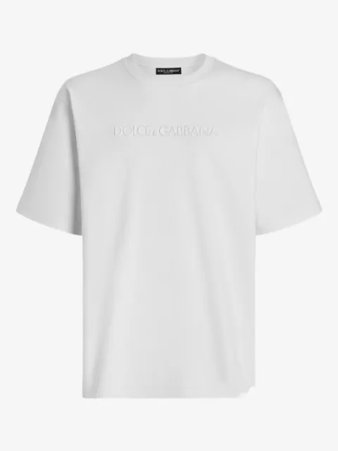 Dolce & Gabbana logo-embroidered T-shirt