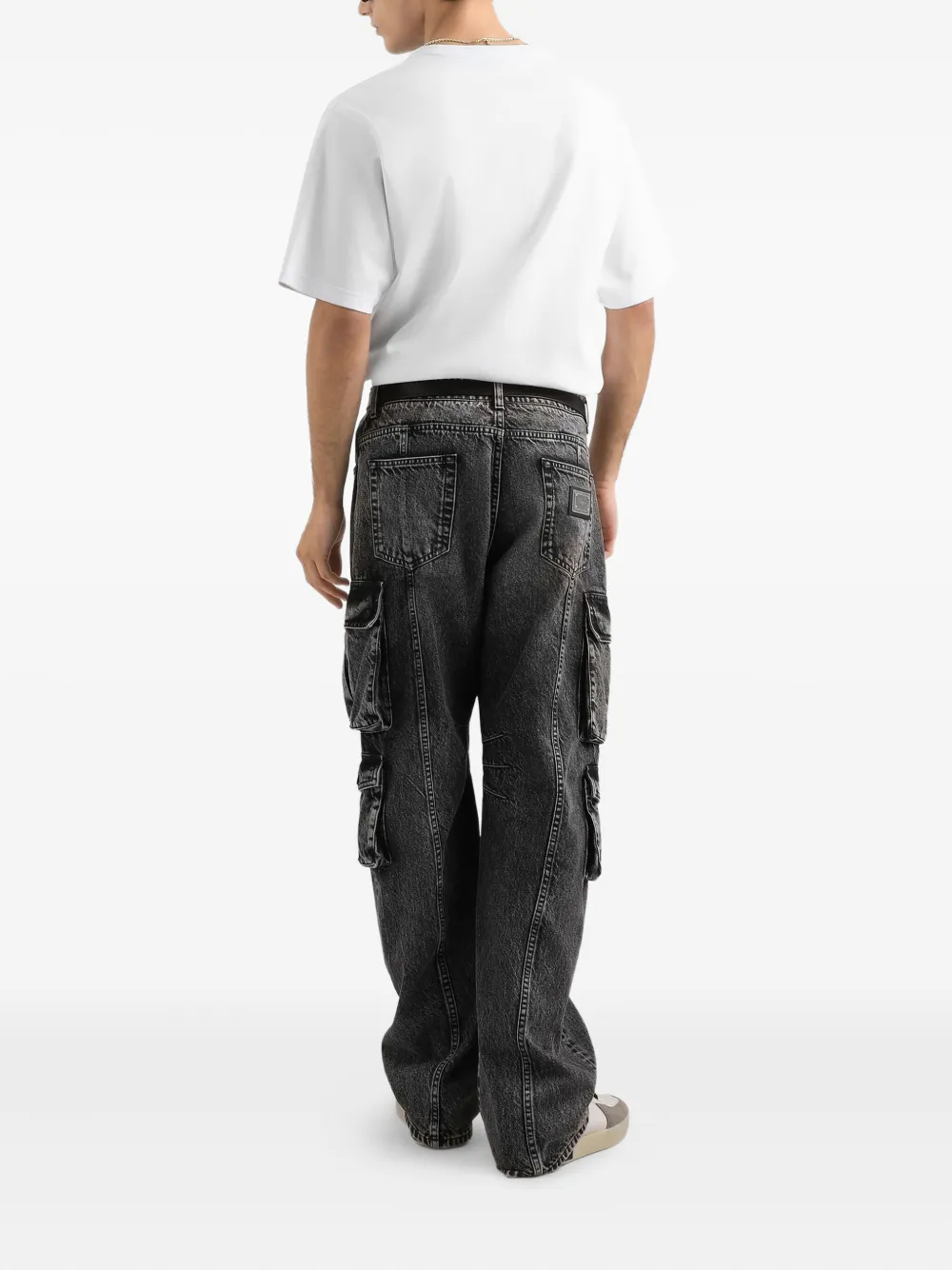 Dolce & Gabbana T-shirt met geborduurd logo Wit
