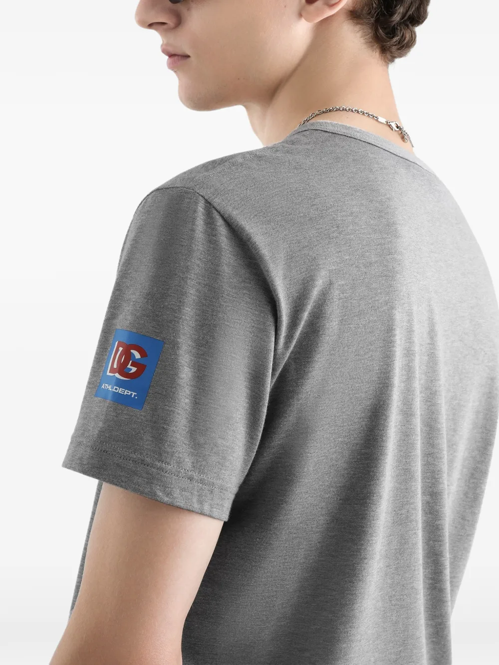 Dolce & Gabbana T-shirt met logo Grijs