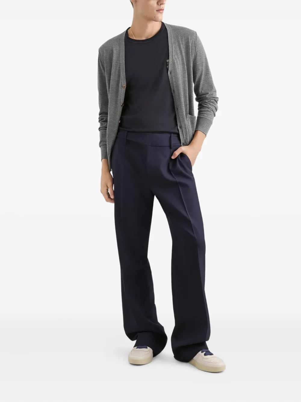 Dolce & Gabbana T-shirt met wapenschild-applicatie - Blauw