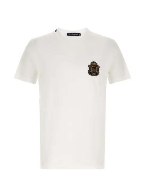 Dolce & Gabbana playera con parche heráldico