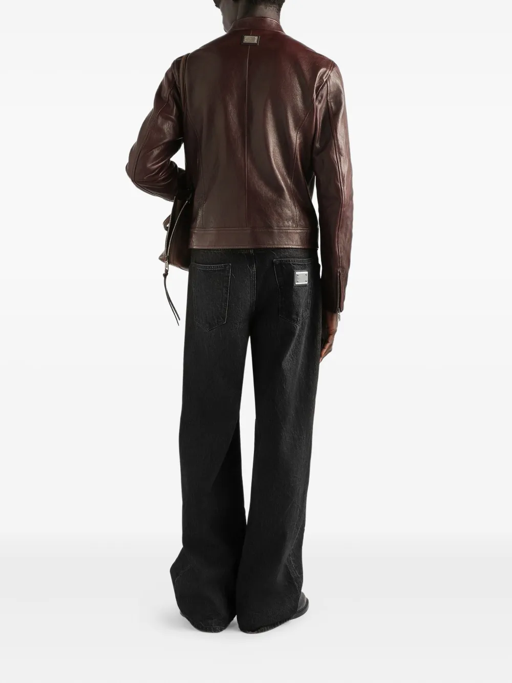 Dolce & Gabbana T-shirt met wapenschild-applicatie Zwart