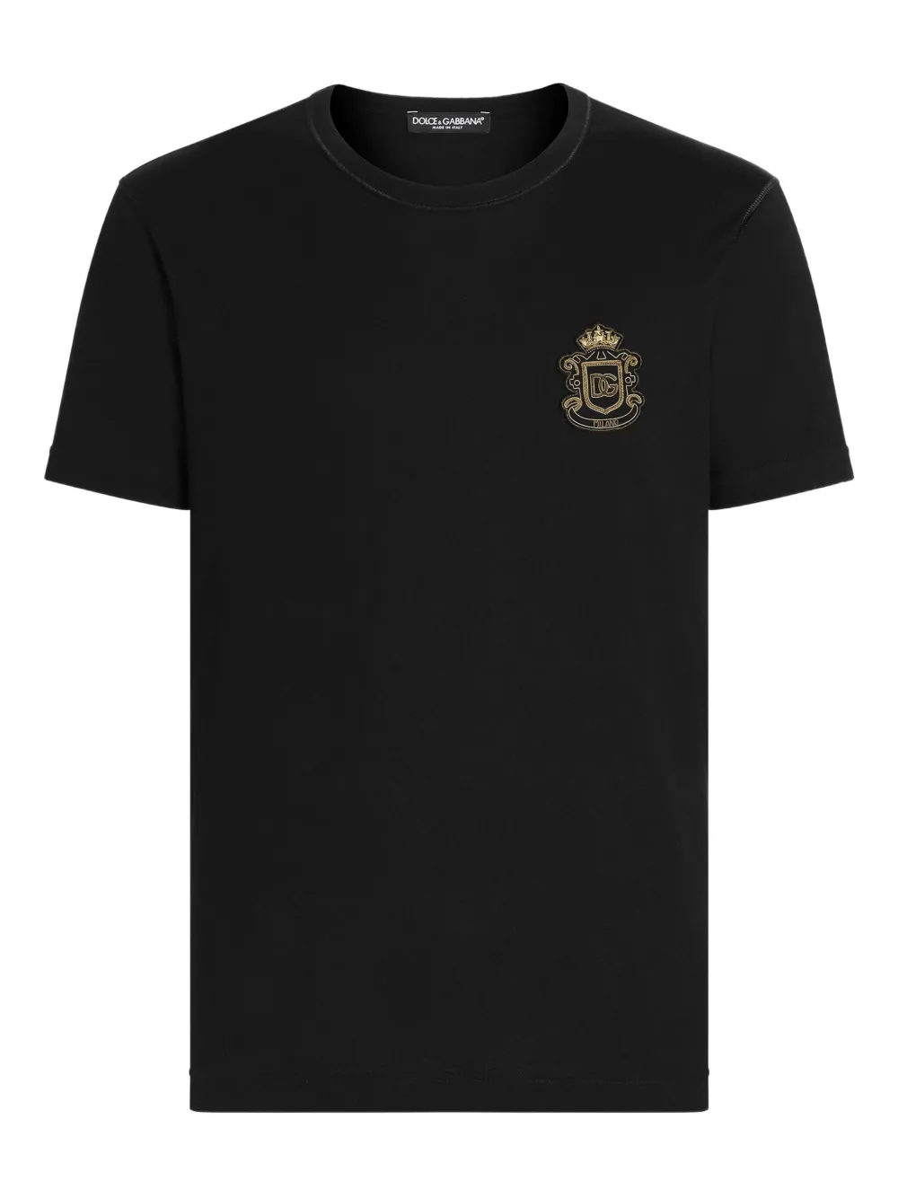 Dolce & Gabbana playera con distintivo | negro | Image 1