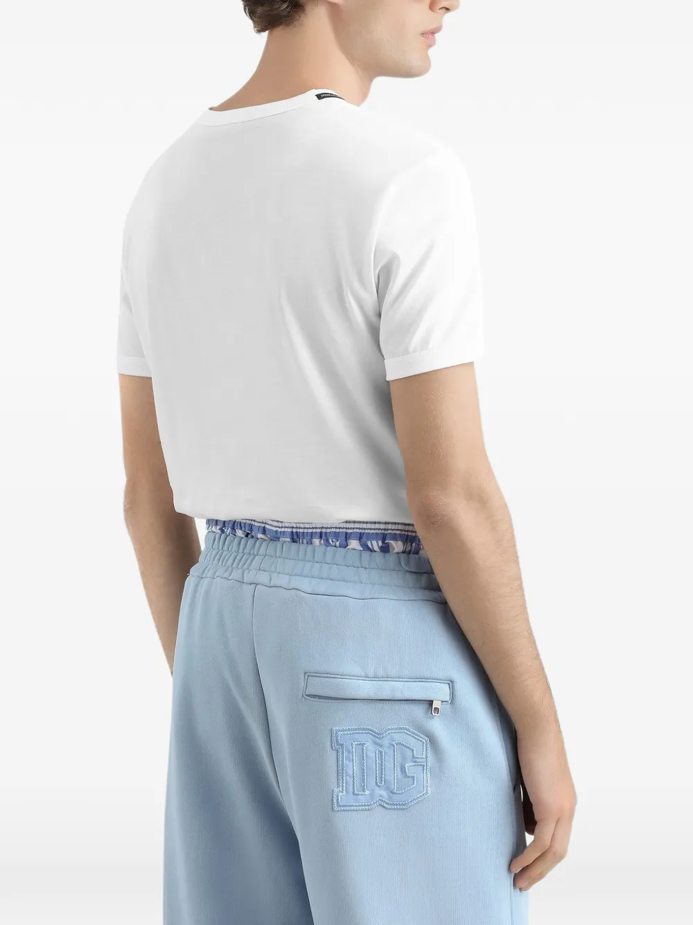 Dolce & Gabbana T-shirt met patch Wit