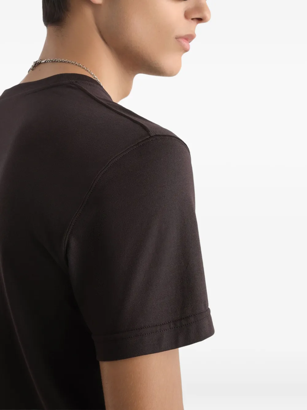 Dolce & Gabbana T-shirt met logopatch Bruin