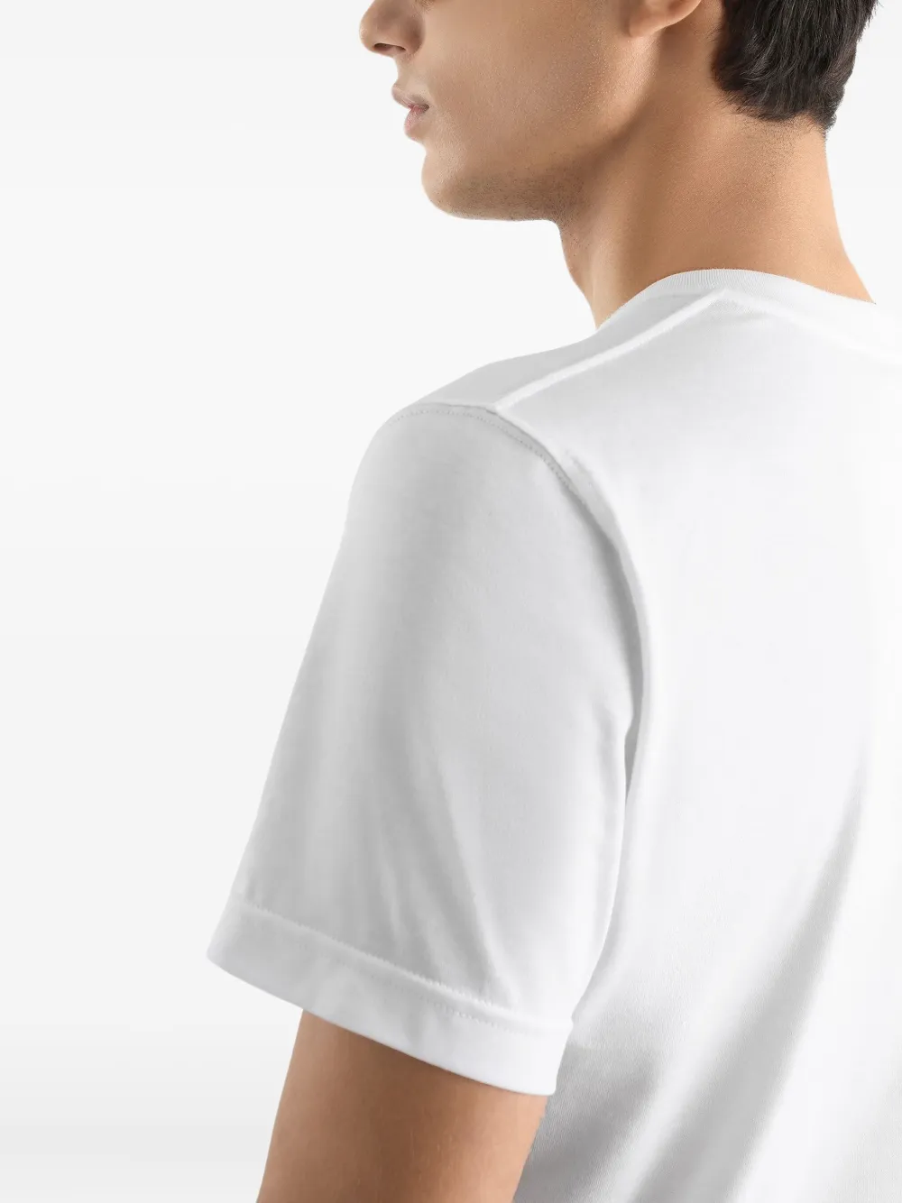 Dolce & Gabbana T-shirt met logopatch Wit