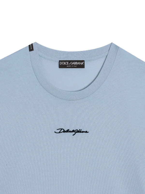 Dolce & Gabbana Script T-shirt | Blue | FARFETCH